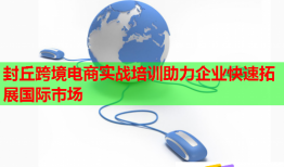 封丘跨境电商实战培训助力企业快速拓展国际市场