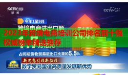 2023年跨境电商培训公司排名前十强权威榜单精选推荐