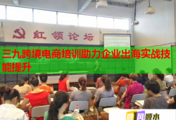 三九跨境电商培训助力企业出海实战技能提升