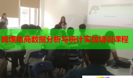 跨境电商数据分析与统计实战培训课程