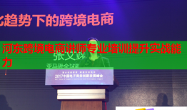 河东跨境电商讲师专业培训提升实战能力