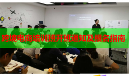 跨境电商培训班开班通知及报名指南