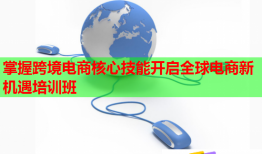 掌握跨境电商核心技能开启全球电商新机遇培训班
