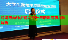 跨境电商师资能力提升与培训需求深度解析