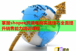 掌握shopee跨境电商实战技巧全面提升销售能力培训课程