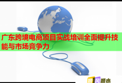 广东跨境电商项目实战培训全面提升技能与市场竞争力