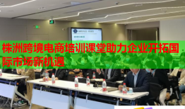 株洲跨境电商培训课堂助力企业开拓国际市场新机遇