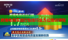 跨境电商实战打包技巧全方位培训课程