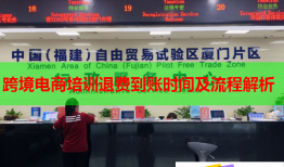 跨境电商培训退费到账时间及流程解析
