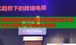 跨境电商培训机构哪家更值得选择全面对比评测用户反馈和专家推荐