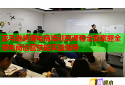 亚马逊跨境电商培训班课程全面掌握全球电商运营技能实战指导