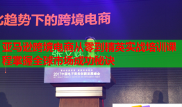 亚马逊跨境电商从零到精英实战培训课程掌握全球市场成功秘诀