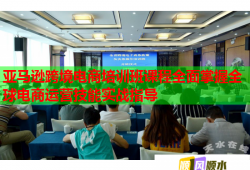 亚马逊跨境电商培训班课程全面掌握全球电商运营技能实战指导