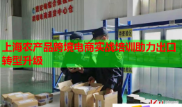 上海农产品跨境电商实战培训助力出口转型升级