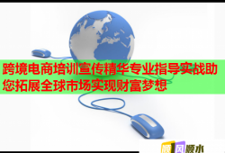 跨境电商培训宣传精华专业指导实战助您拓展全球市场实现财富梦想