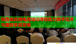 陕西省跨境电商培训课程助力数字经济与国际贸易发展