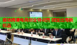 廊坊跨境电商创业特训营 赋能出海新机遇