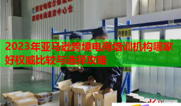 2023年亚马逊跨境电商培训机构哪家好权威比较与选择攻略