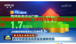 跨境电商培训热门课程与核心项目全解析