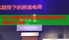 eBay跨境电商实战培训课程全解析与运营技巧指导