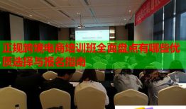正规跨境电商培训班全面盘点有哪些优质选择与报名指南