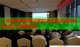 义乌跨境电商培训学校全面盘点当地优质机构与课程资源