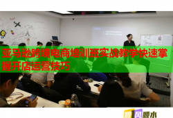 亚马逊跨境电商培训班实战教学快速掌握开店运营技巧