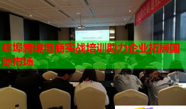 蚌埠跨境电商实战培训助力企业拓展国际市场