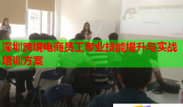 深圳跨境电商员工专业技能提升与实战培训方案