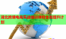 湖北跨境电商实战培训课程全面提升计划